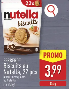 Offre: Biscuits au Nutella