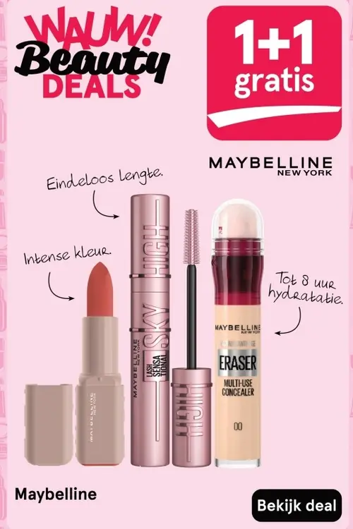 Aanbieding: Lash Sensational Sky High Mascara, Lipstick