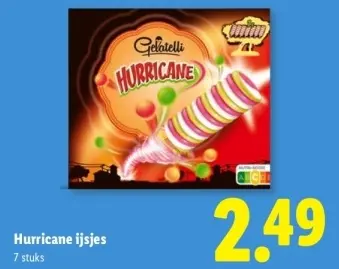 Aanbieding: Hurricane ijsjes
