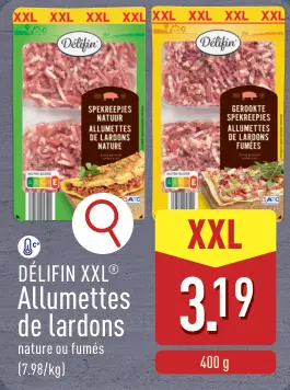 Offre: Allumettes de lardons