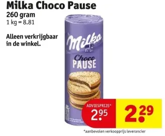 Promotie: Choco Pause