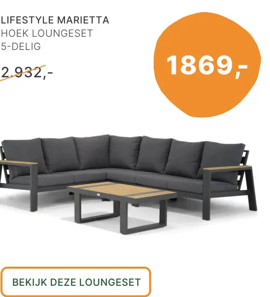 Aanbieding: Loungeset