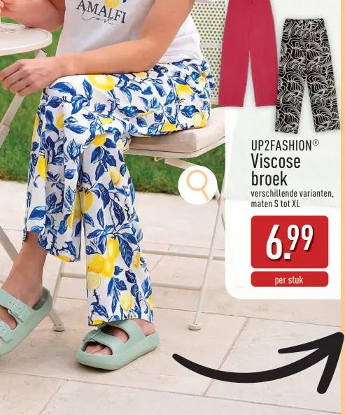 Promotie: Viscose broek