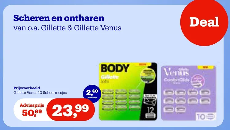 Promotie: Scheren en ontharen