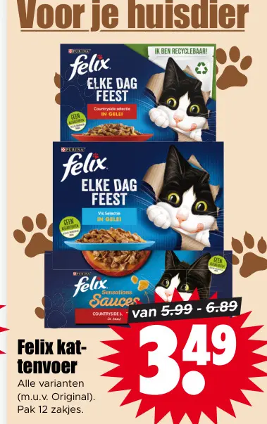 Aanbieding: Felix kattenvoer