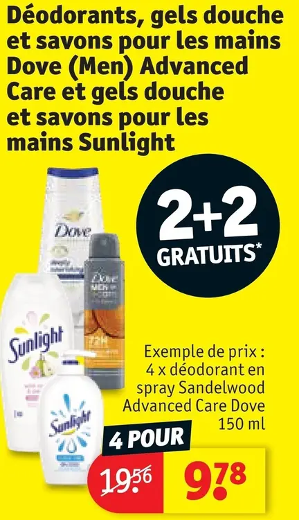 Offre: Déodorants, gels douche et savons pour les mains et gels douche et savons pour les mains