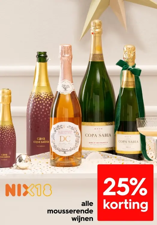 Aanbieding: alle mousserende wijnen