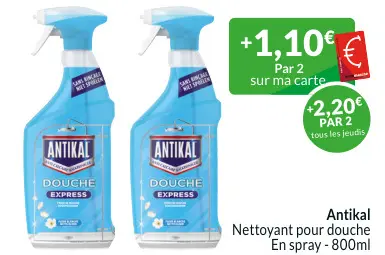 Offre: Nettoyant pour douche