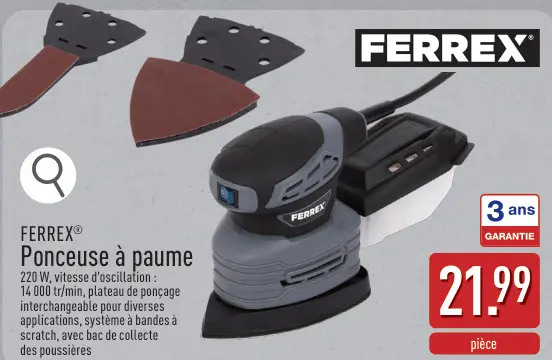 Offre: Ponceuse à paume