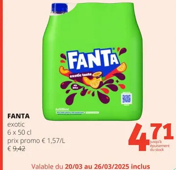 Offre: FANTA exotic