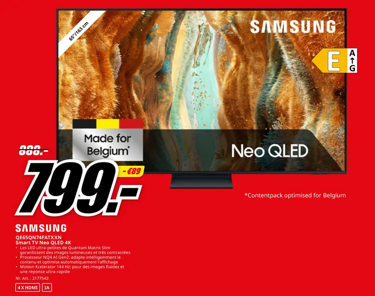 Offre: Smart TV Neo QLED 4K