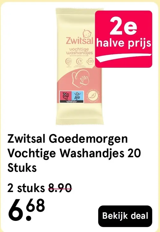 Aanbieding: Goedemorgen Vochtige Washandjes