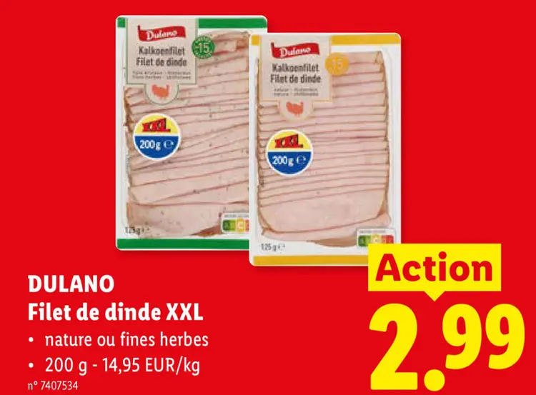 Offre: Filet de dinde XXL