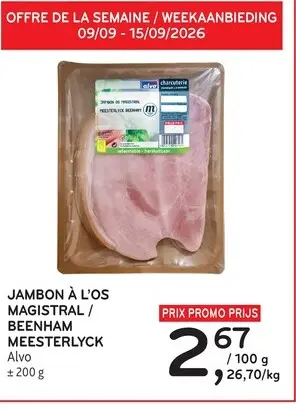 Offre: Alvo Jambon à l'os Magistral