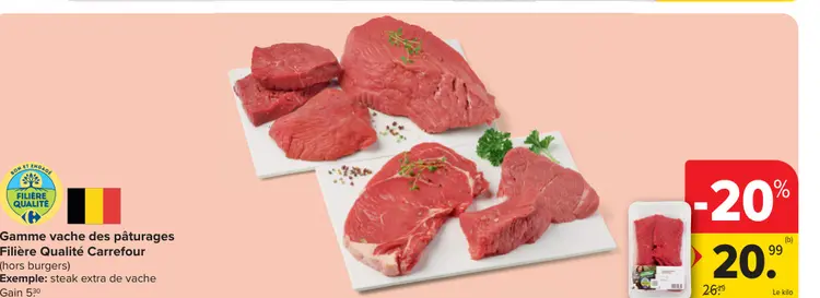 Offre: Gamme vache des pâturages