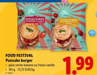 Offre: Pancake burger