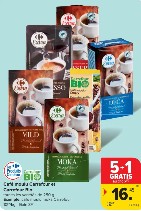 Offre: Café moulu