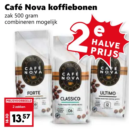 Aanbieding: Café Nova koffiebonen