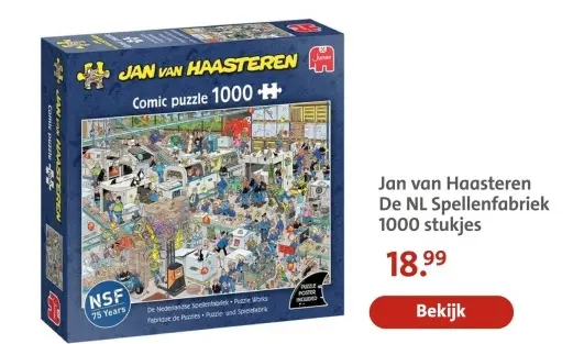 Aanbieding: De NL Spellenfabriek 1000 stukjes