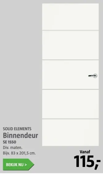 Aanbieding: Binnendeur SE 1550