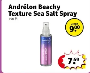 Aanbieding: Andrélon Beachy Texture Sea Salt Spray