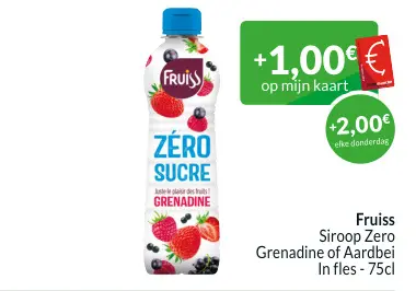 Promotie: Siroop Zero