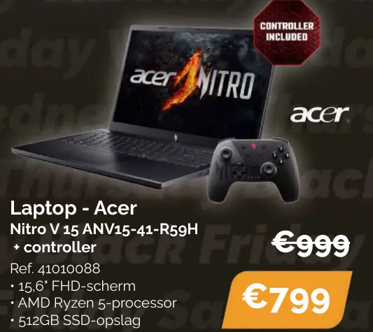 Aanbieding: Laptop - Acer Nitro V 15 ANV15-41-R59H