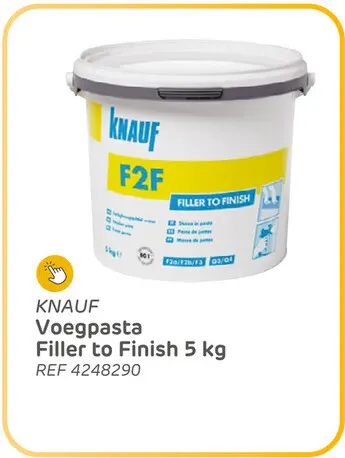 Promotie: Knauf - Filler to finish F2F - 5kg