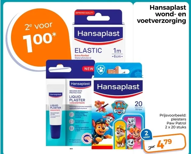 Aanbieding: Hansaplast wond- en voetverzorging