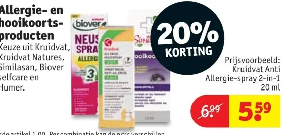 Promotie: Allergie- en hooikoorts-producten
