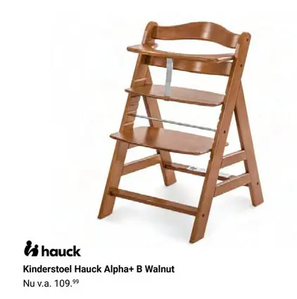 Aanbieding: Kinderstoel Alpha+ B Walnut
