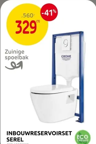 Promotie: Inbouwreservoirset