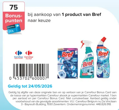Promotie: Bref product