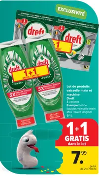 Offre: Lot de produits vaisselle main et machine