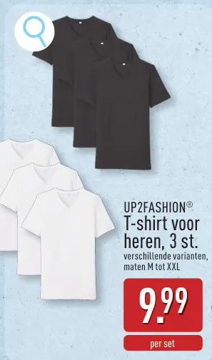 Promotie: T-shirt voor heren
