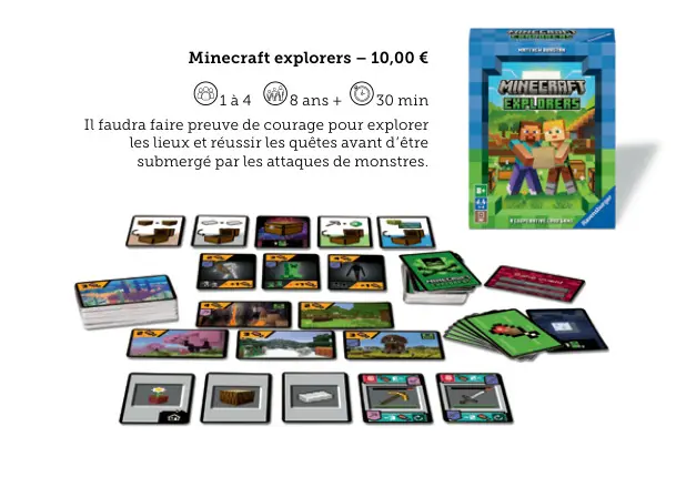 Offre: Minecraft explorers