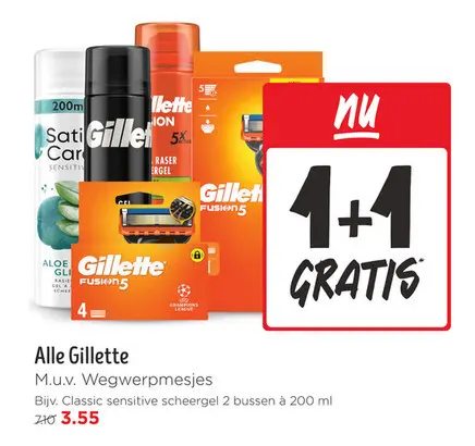 Aanbieding: Alle Gillette