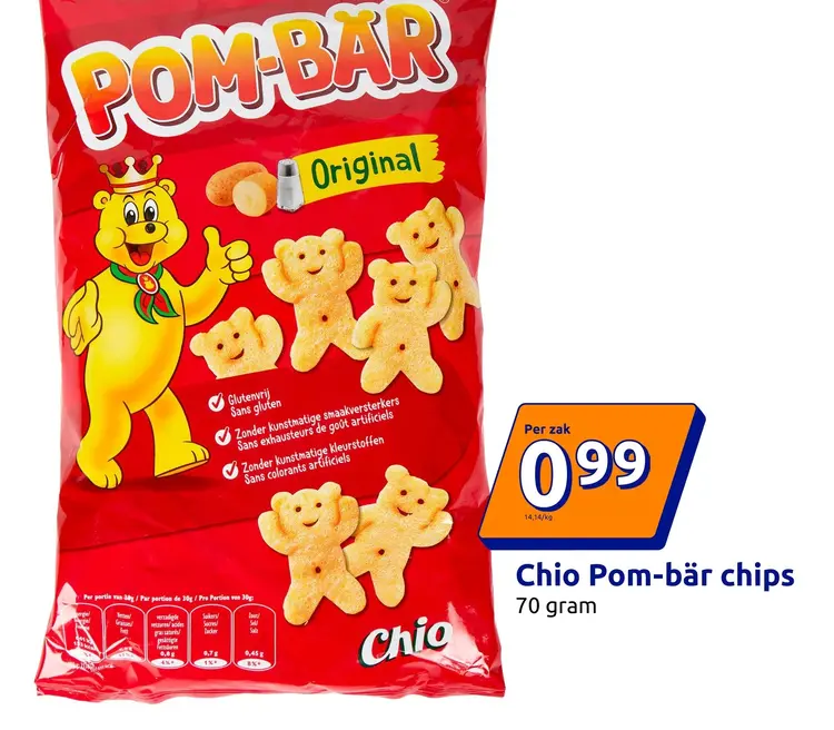 Promotie: Chio Pom-bär chips