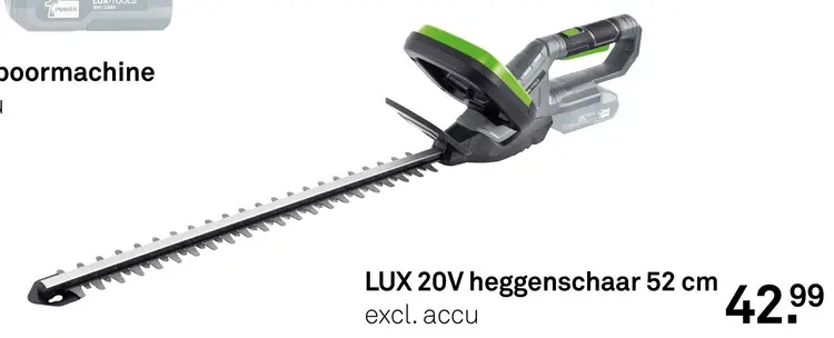 Aanbieding: Heggenschaar 52 cm