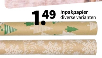 Aanbieding: Inpakpapier