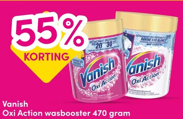 Aanbieding: Vanish Oxi Action wasbooster