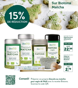 Offre: Matcha pour débutants