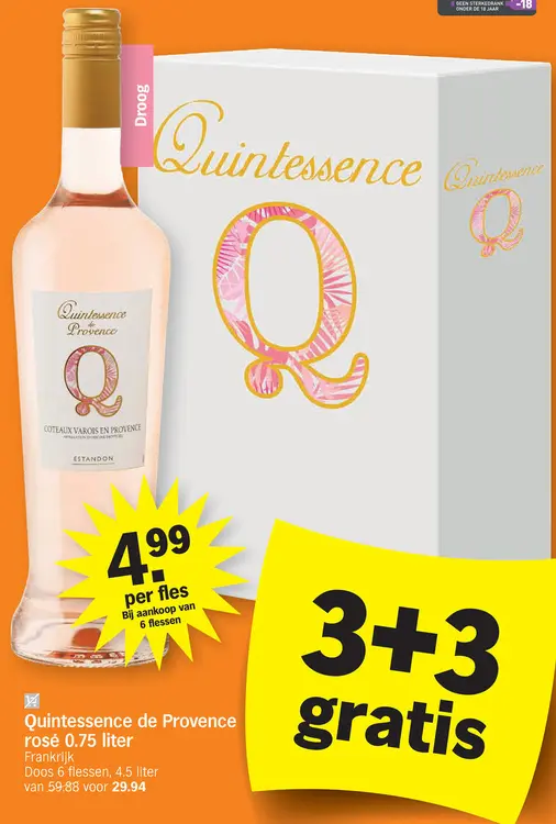 Promotie: Quintessence de Provence rosé