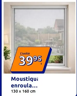 Offre: Moustiquaire enroulable pour fenetre