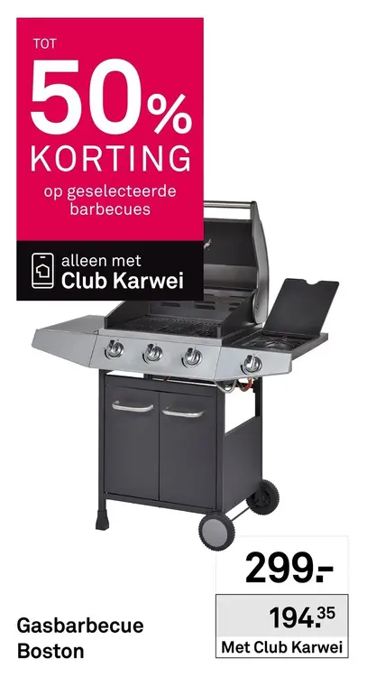 Aanbieding: Gasbarbecue Boston