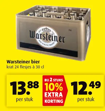 Aanbieding: Warsteiner bier
