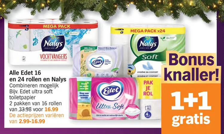 Promotie: Alle Edet 16 en 24 rollen en Nalys