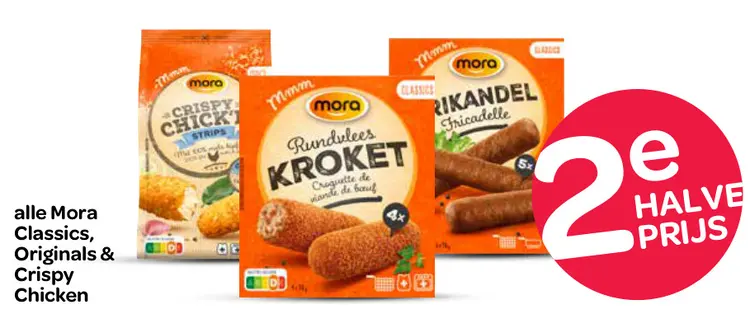 Aanbieding: Mora Classics, Originals & Crispy Chicken