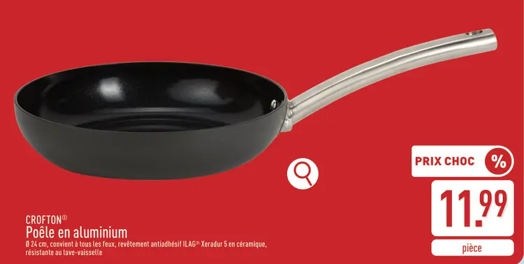 Offre: Poêle en aluminium