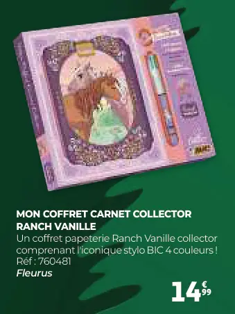 Aanbieding: Mon coffret carnet collector ranch vanille